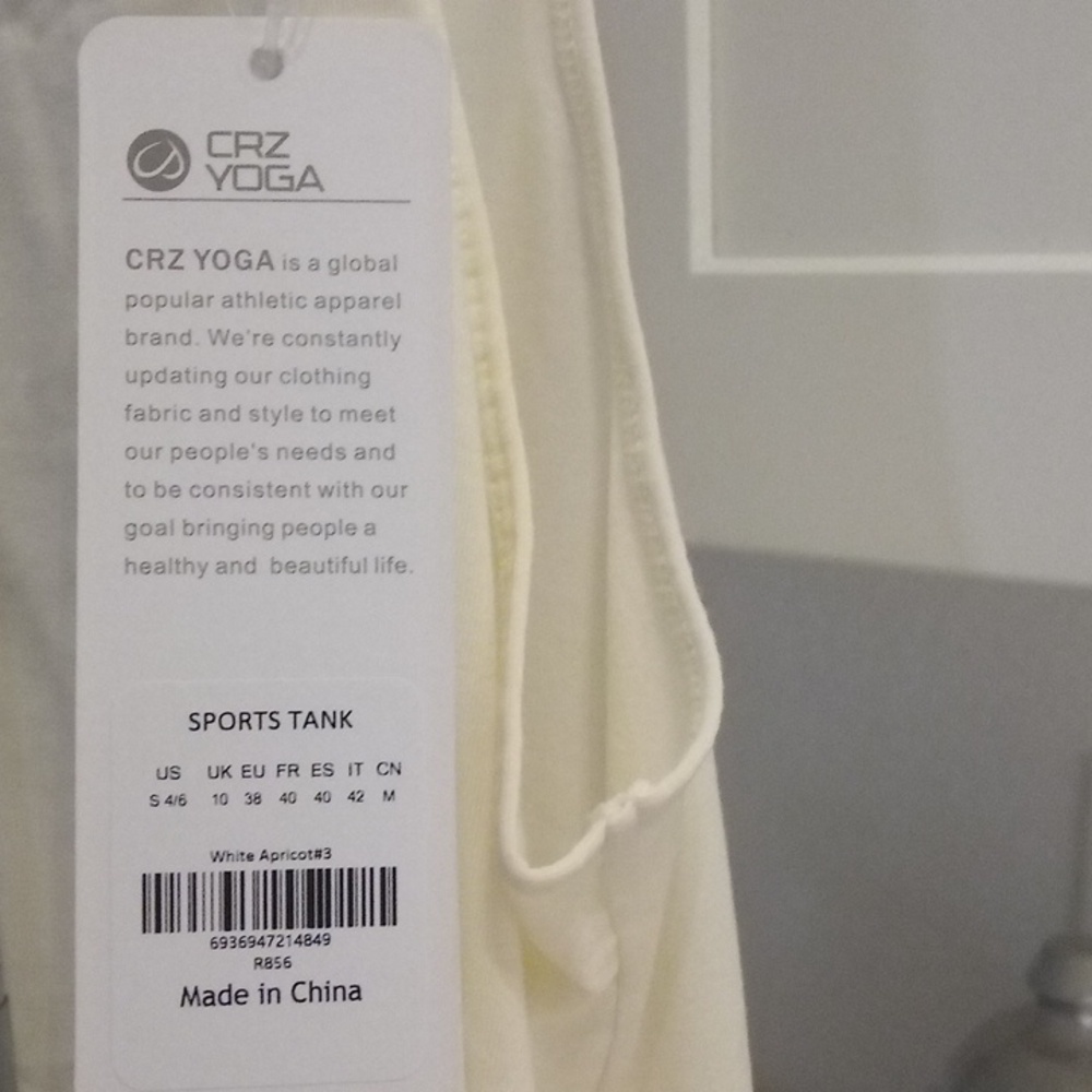 CRZ YOGA Halter High‎ Neck Workout Tops for Women Flowy Cami Sleeveless Tank S - Picture 6 of 6
